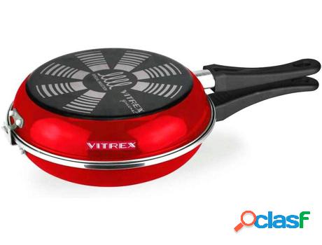 Sartén VITREX 71SAOMMAR24 (Rojo - Acero Esmaltado - 24 cm)