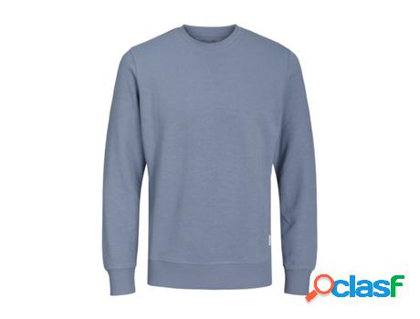 Sudadera JACK & JONES Hombre (L - Azul)