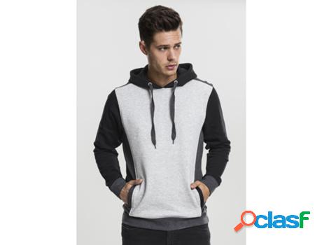 Sweatshirt URBAN CLASSICS Algodón Hombre (Gris - S)