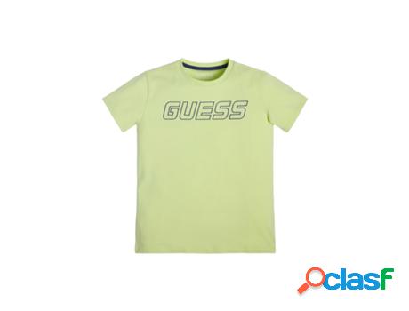 T-shirt GUESS Algodón Hombre (Amarillo - 4 anos)