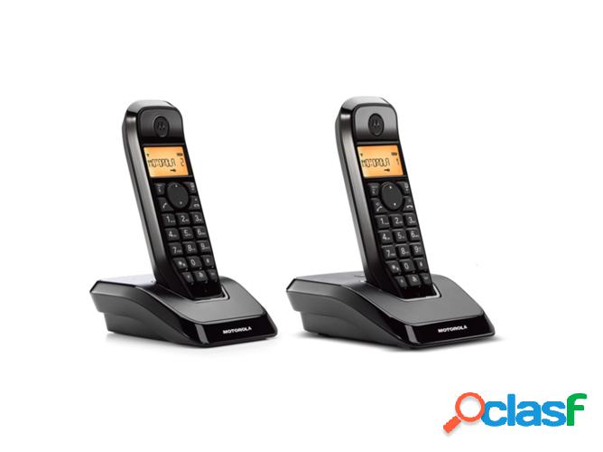 Telefóno Inalámbrico MOTOROLA DUO DECT STARTAC NEGRO