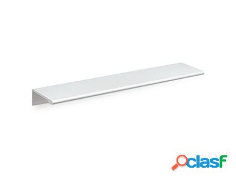 Tirador aluminio canto. acabado plata mate. anodizado.