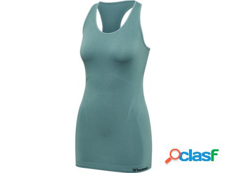 Top HUMMEL Mujer (S - Azul)