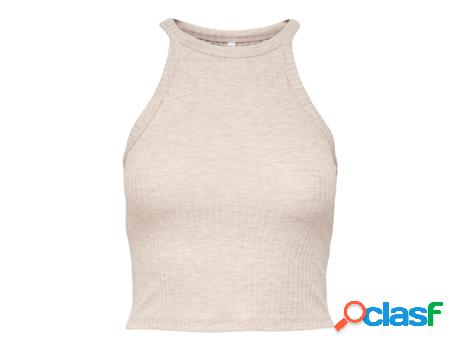 Top ONLY Mujer (S - Beige)