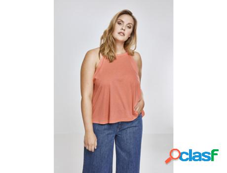 Top URBAN CLASSICS Algodón Mujer (3XL - Rosa)