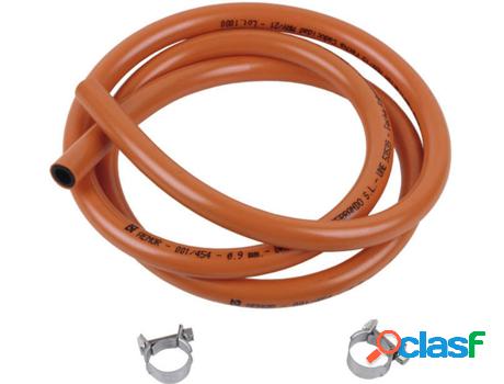 Tubo Flexible 1,5 Mts Para Gas Butano + Abrazaderas