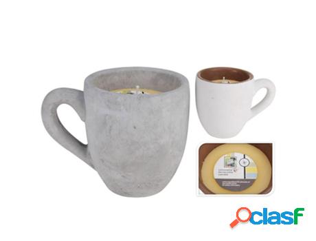 Vela taza con citronela