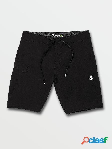 Volcom Boardshort Lido Solid Mod-Tech 20" - BLACK