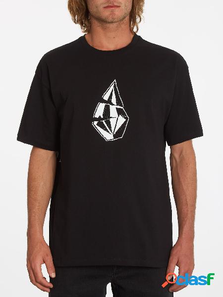 Volcom Camiseta Scratched Stone - BLACK