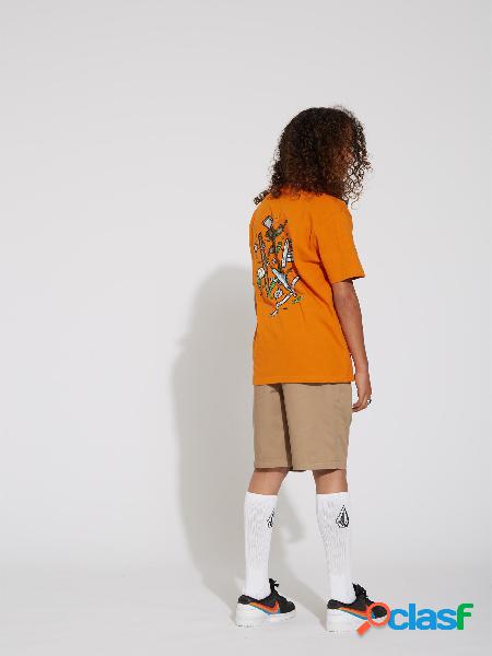 Volcom Camiseta Todd Bratrud - SAFFRON - (NIÑOS)