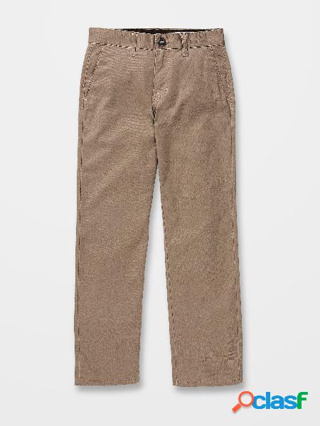 Volcom Pantalón Chino Frickin Regular - KHAKI - (NIÑOS)