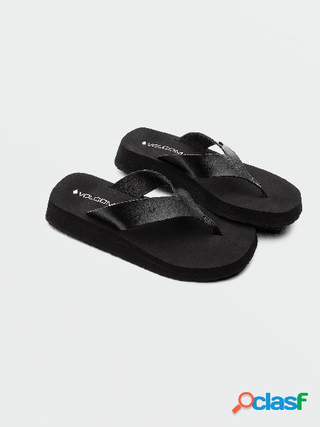 Volcom Sandalias Not Ur Moms Platform - BLACK