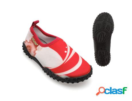 Zapatillas de Surf para Niños Aquasocker (Rojo - Blanco -