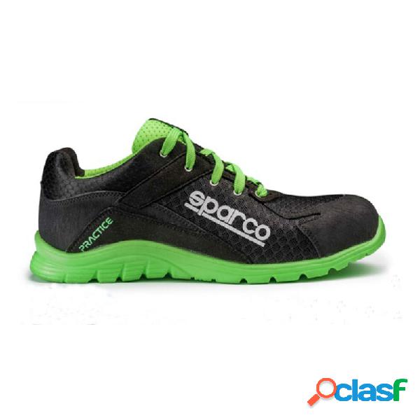 Zapato seguridad sparco p5 practice s1p negro verde talla 42