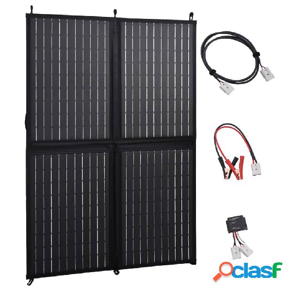 vidaXL Cargador solar plegable 100 W 12 V