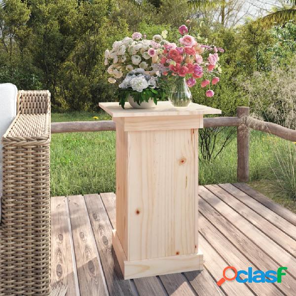 vidaXL Soporte para plantas madera maciza de pino 40x40x60