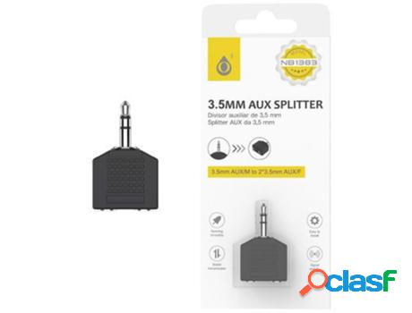 Adaptador Splitter Jack 3.5Mm M Para 2X Jack 3.5Mm F ONEPLUS