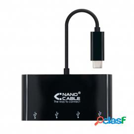 Adaptador Usb-c A 4xusb3.0 Tipo A 10