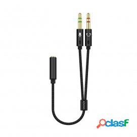 Aisens - Cable Adaptador Audio Jack 3.5 4pines/h-2xjack 3.5