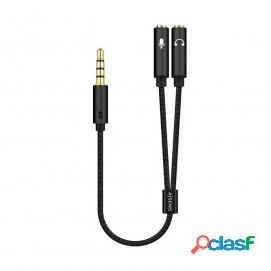 Aisens - Cable Adaptador Audio Jack 3.5 4pines/m-2xjack 3.5