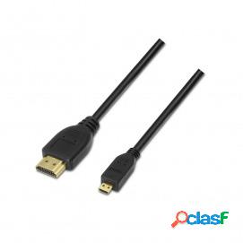 Aisens Cable Micro Hdmi Alta Velocidad / Hec A/m-d/m Negro