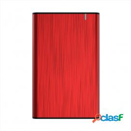 Aisens Caja Externa 2,5" Ase-2525red 9.5mm Sata A Usb