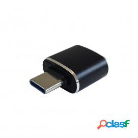 Aisens Mini Adaptador Usb 3.1 Gen2 3a, Tipo Usb-c/m-a/h,