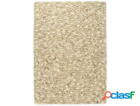 Alfombra VIDAXL Impreso Rectangular (Beige - 160x230cm -