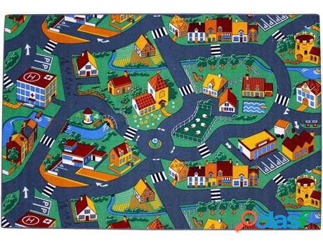 Alfombra de Juegos AK SPORTS Tela Multicolor (140x200 cm)