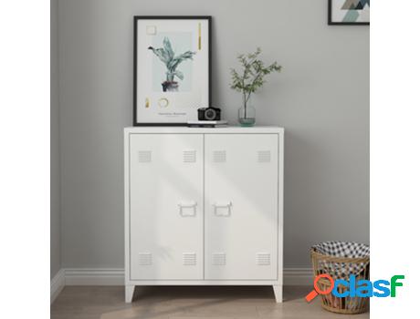 Armario EN.CASA Acero (Blanco - 90 x 80 x 33 cm)