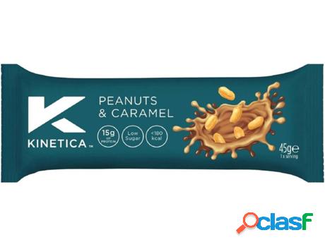 Barra de proteínas KINETICA Deluxe Cacahuete caramelo (45