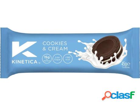Barra de proteínas KINETICA Deluxe Cookies & Cream (45 g)