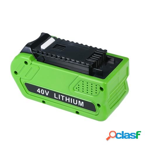 Batería de litio de repuesto recargable de 40V 2500mAh para