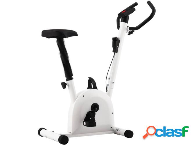 Bicicleta Estática VIDAXL 92137 (Blanco)