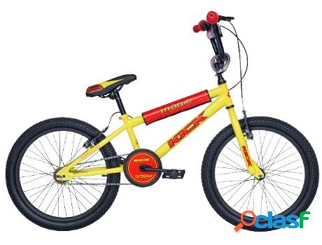 Bicicleta MAGIC Júnior (Amarillo y Rojo)