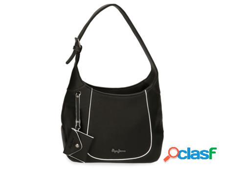Bolsa de Hombro PEPE JEANS Jeny Sintético Mujer (Negro)