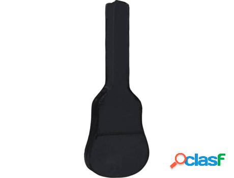 Bolsa para Guitarra VIDAXL Clásica 3/4 (Tejido - Negro -