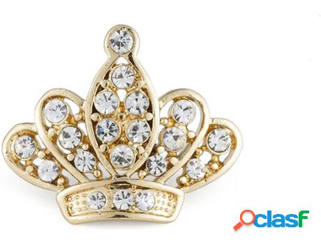Broche VANCRYSTALS Queen (Latón - Dorado - 1x1.5 cm)