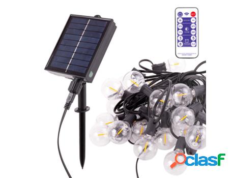 CadeN/A 25 Bombillas LED G40 3000ºK 9,5M Solar - Panel: