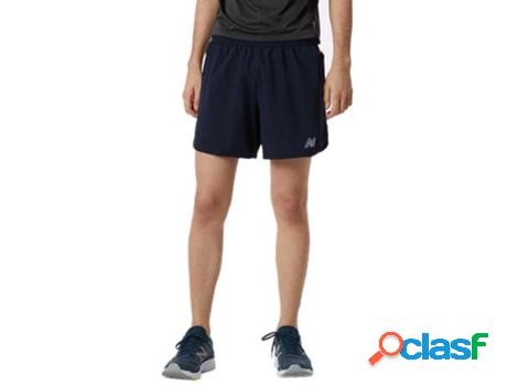 Calções NEW BALANCE Impact Run (L - Azul)