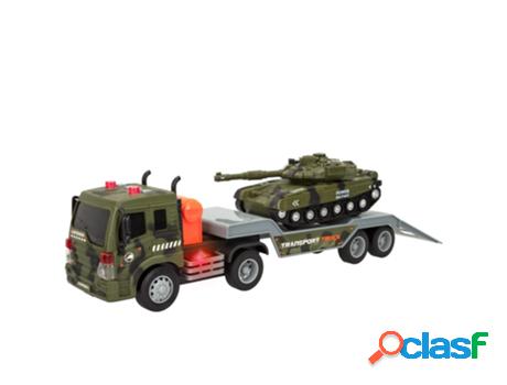 Camión SPEED & GO Transporte Militar Con Luz Y Sonido (3