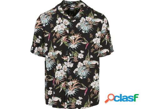 Camisa URBAN CLASSICS Hombre (XL - Multicolor)