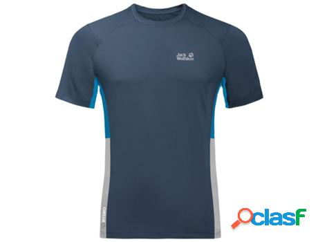 Camiseta JACK WOLFSKIN Hombre (Multicolor - XL)