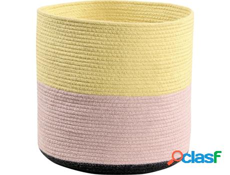 Cesta Infantil HAPPY DECOR KIDS Rainbow (Rosa, Amarillo -
