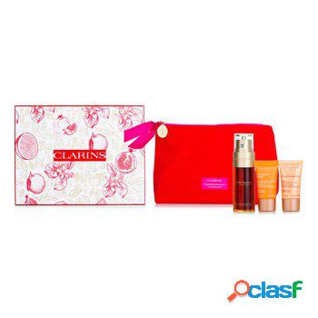 Clarins Double Serum & Extra-Firming Collection 3pcs+1bag