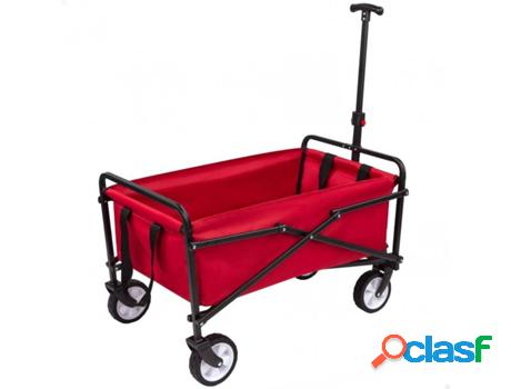 Coche AKTIVE Playa Plegable (Rojo - 76x45x93 cm)