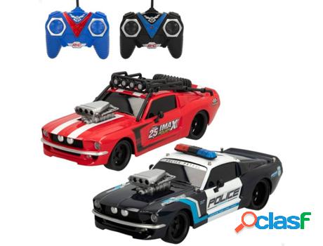 Coche SPEED & GO Pack 2 s radiocontrol policía y ladrón