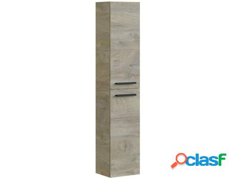 Columna de Baño Athena 2 Puertas ARKITMOBEL (Blanco -Roble