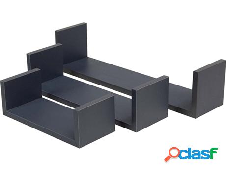 Conjunto de 3 Estanterías THE SECRET HOME (22,5 x 7,5 cm -