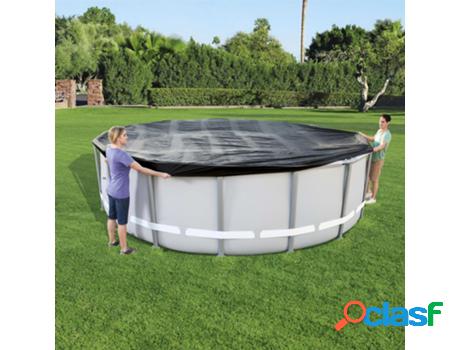 Cubiertas para Piscina BESTWAY (Pvc - Gris - 488 cm)